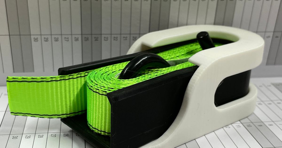 Ratchet Strap Holder Holder by ItsBert Download free STL model