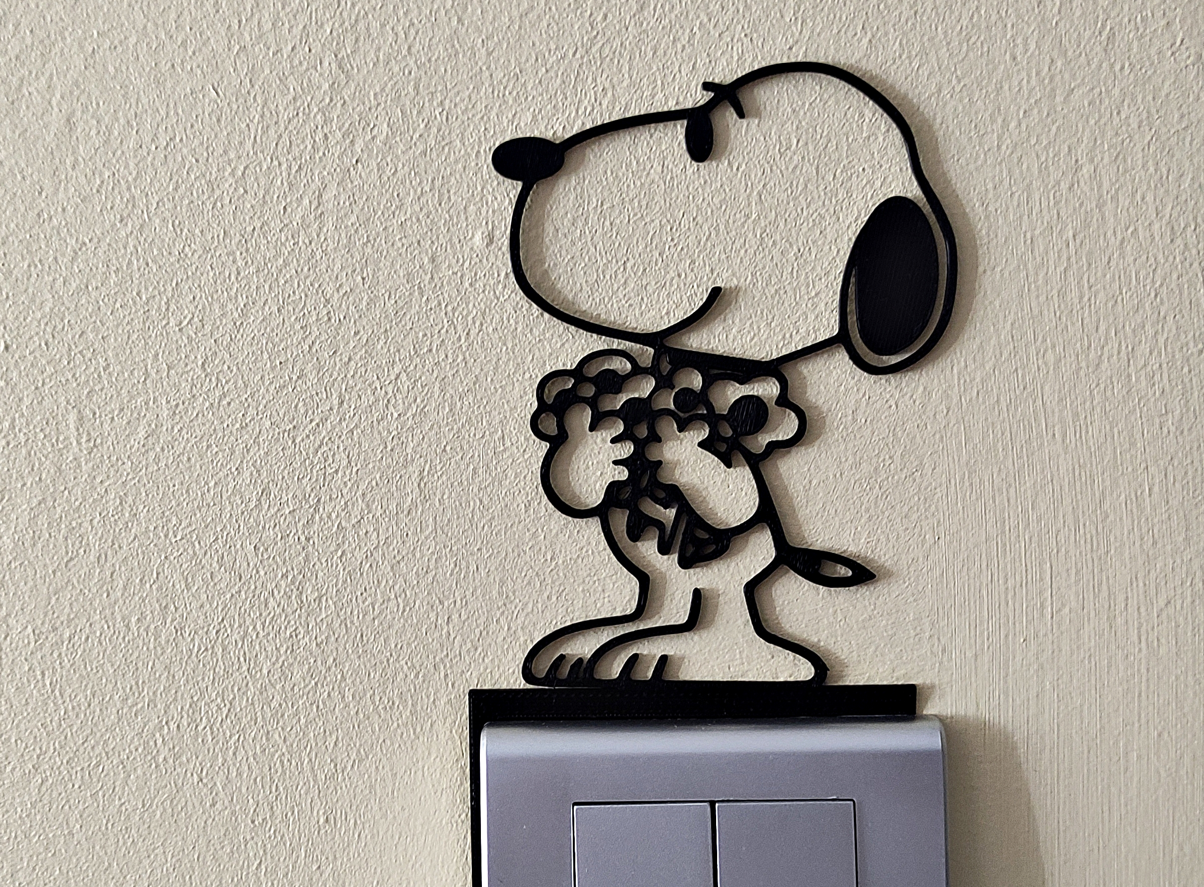 Snoopy Light Switch / Outlet Decoration - Model 62