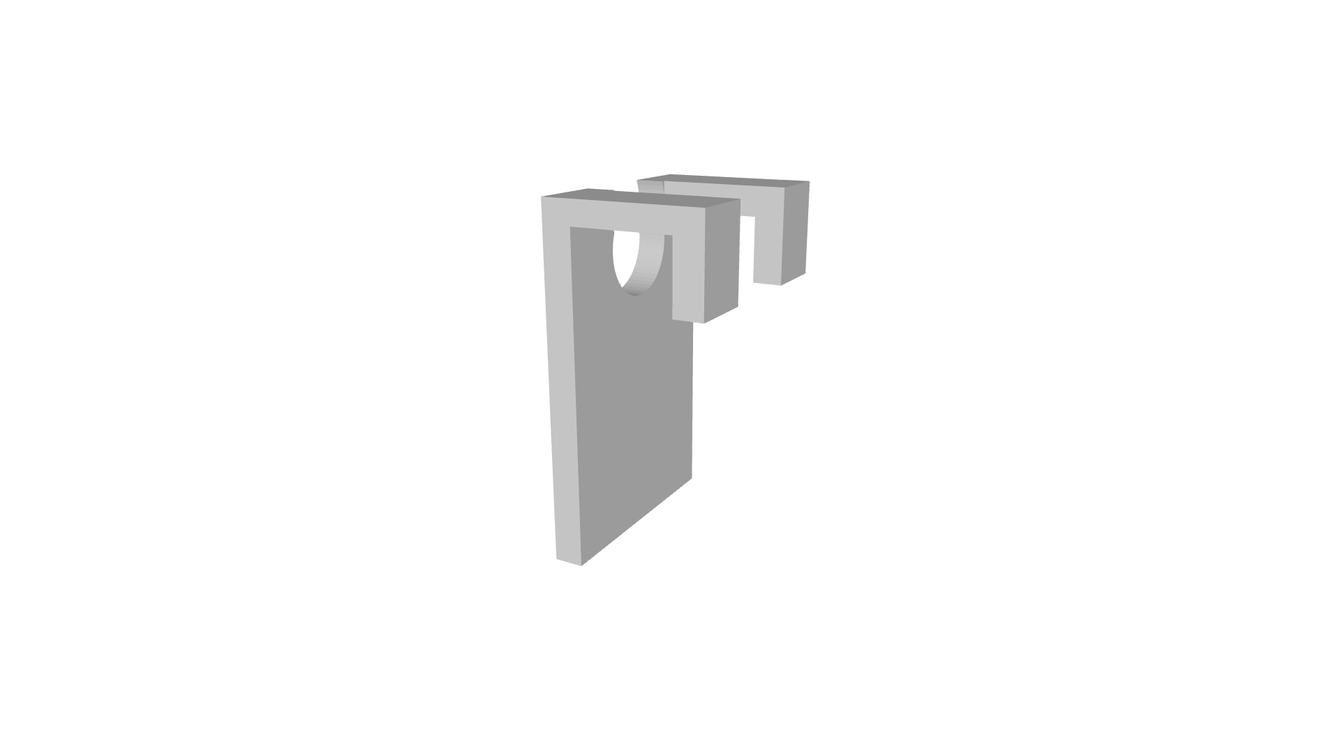 Tv antenna mount for bookshelf