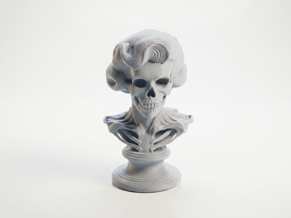 Marilyn Monroe Skull Bust Sculpture 3D Printable