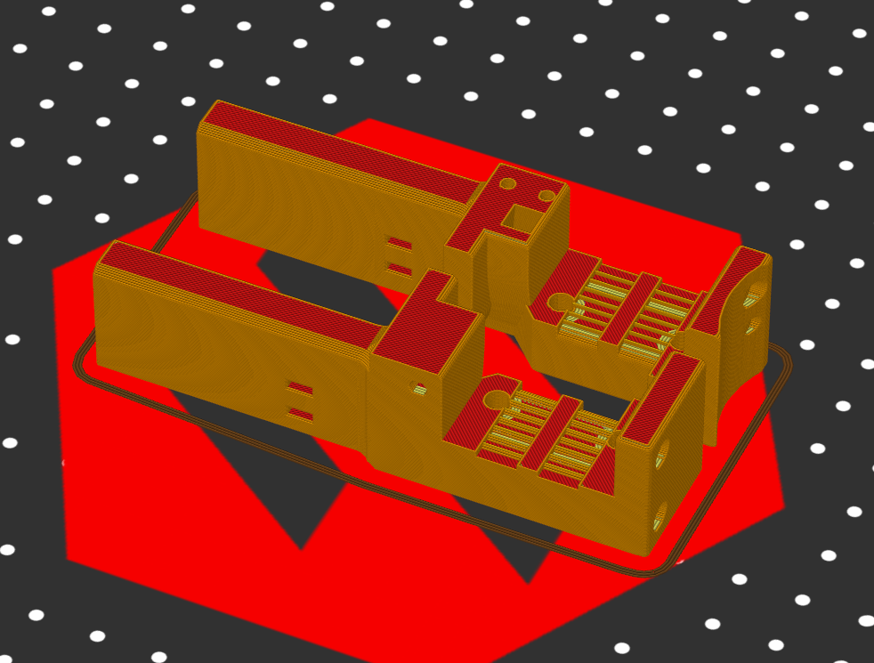 Mantis MGN12 Carrige for Goliath Hotend VZ Hextrudort and Beacon3D