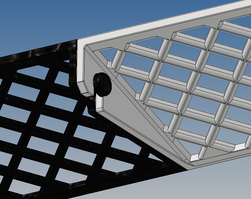Robot vacuum ramp, modular, stackable for easier storeage by blaf77