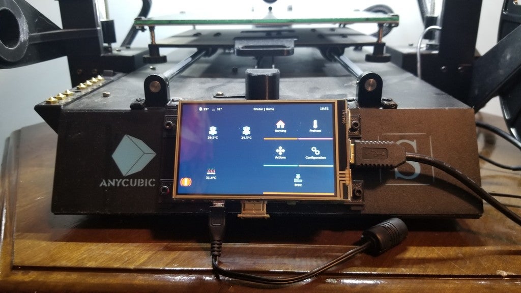 Screen Hanger for Anycubic i3 Mega
