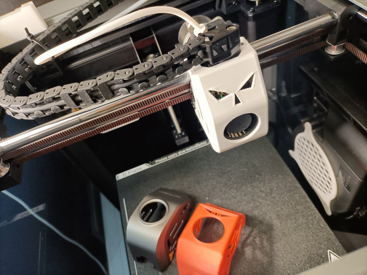 Creality K1 & K1 Max Toolhead Cover/Shroud Evil Remix 3D model thumbnail