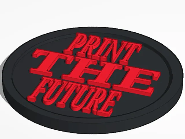 PRINT THE FUTURE coaster