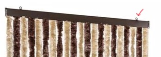Chenille Insect Curtain Slide Hook