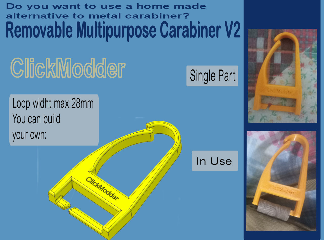 Removable Multipurpose Carabiner V2