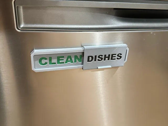 Clean Dirty Dishwasher Sign v2