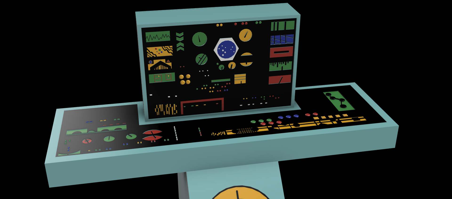 Mego Star Trek Console Fanart