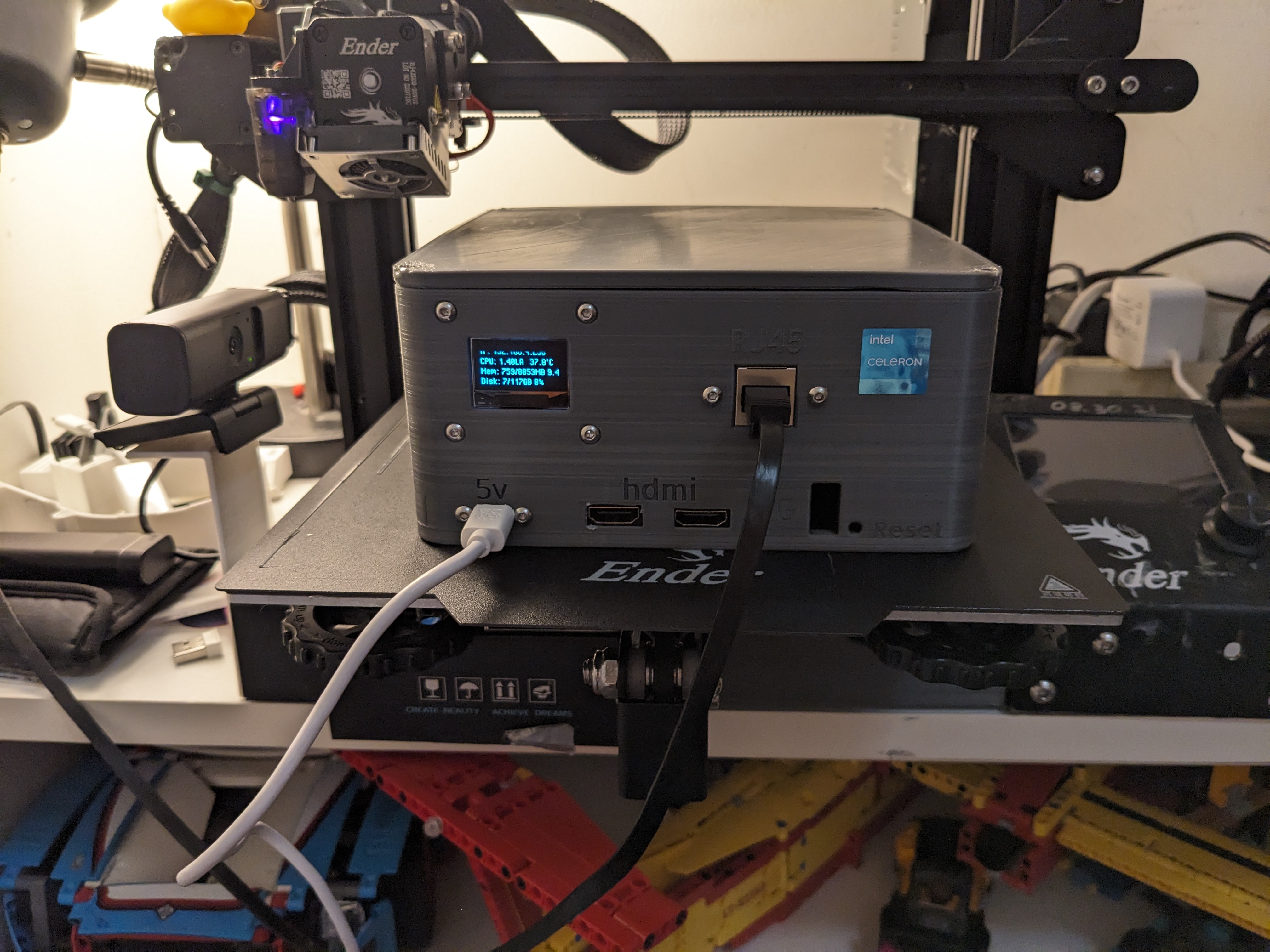 Miniatura 2 do modelo 3D Raspberry Pi NAS