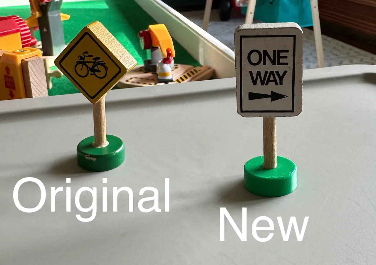 Brio Train Sign Base by Joe | Download free STL model | Printables.com