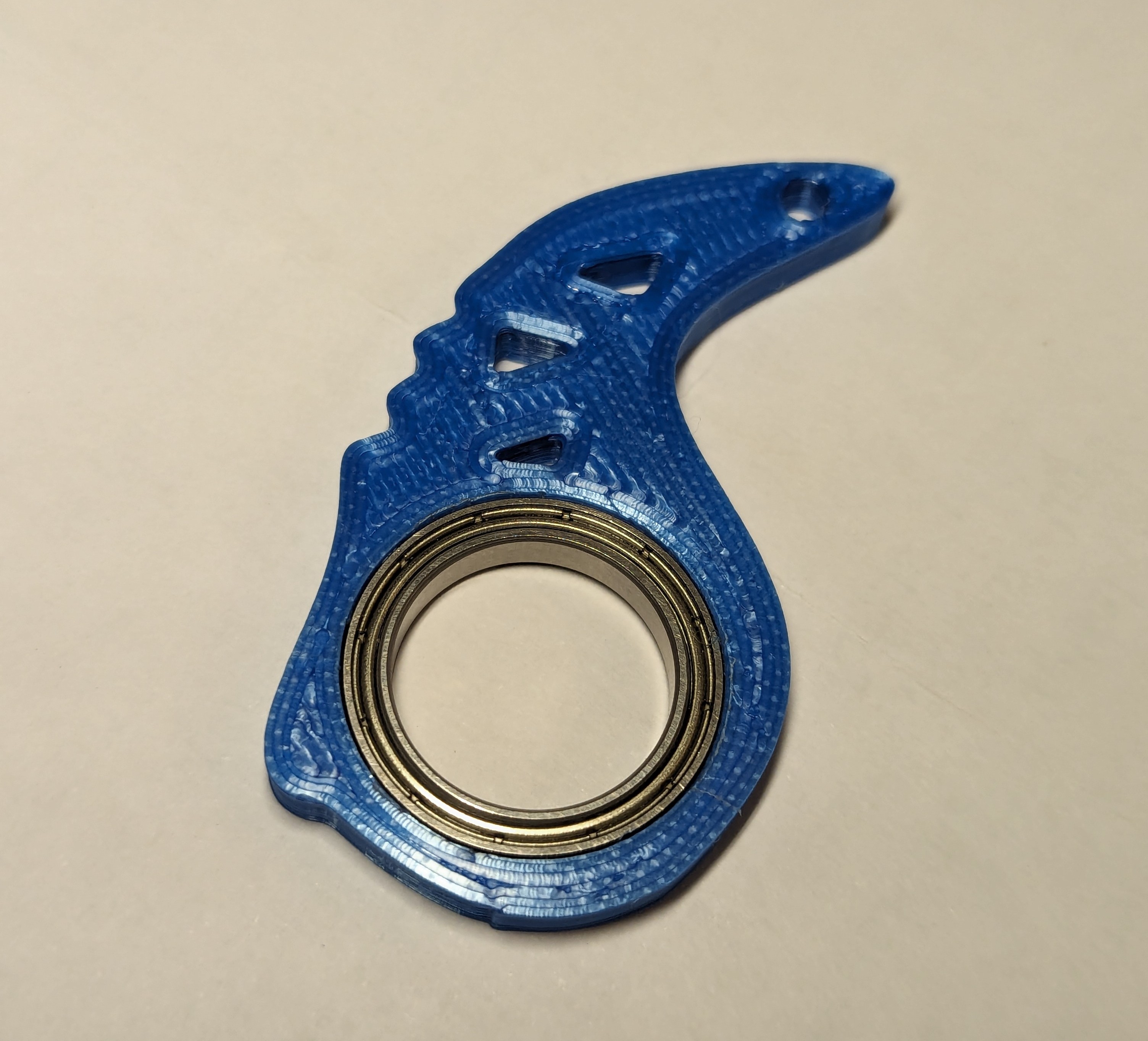 Kerambit spiner keychain for 6703 bearing 3D model thumbnail
