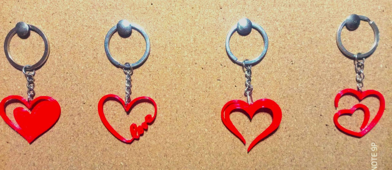 Llaveros de corazón