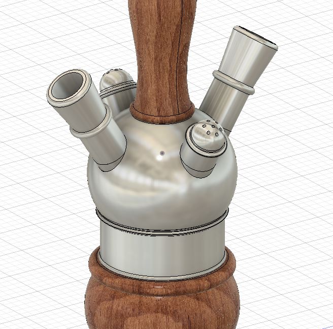 Hookah Base by Tom Download free STL model