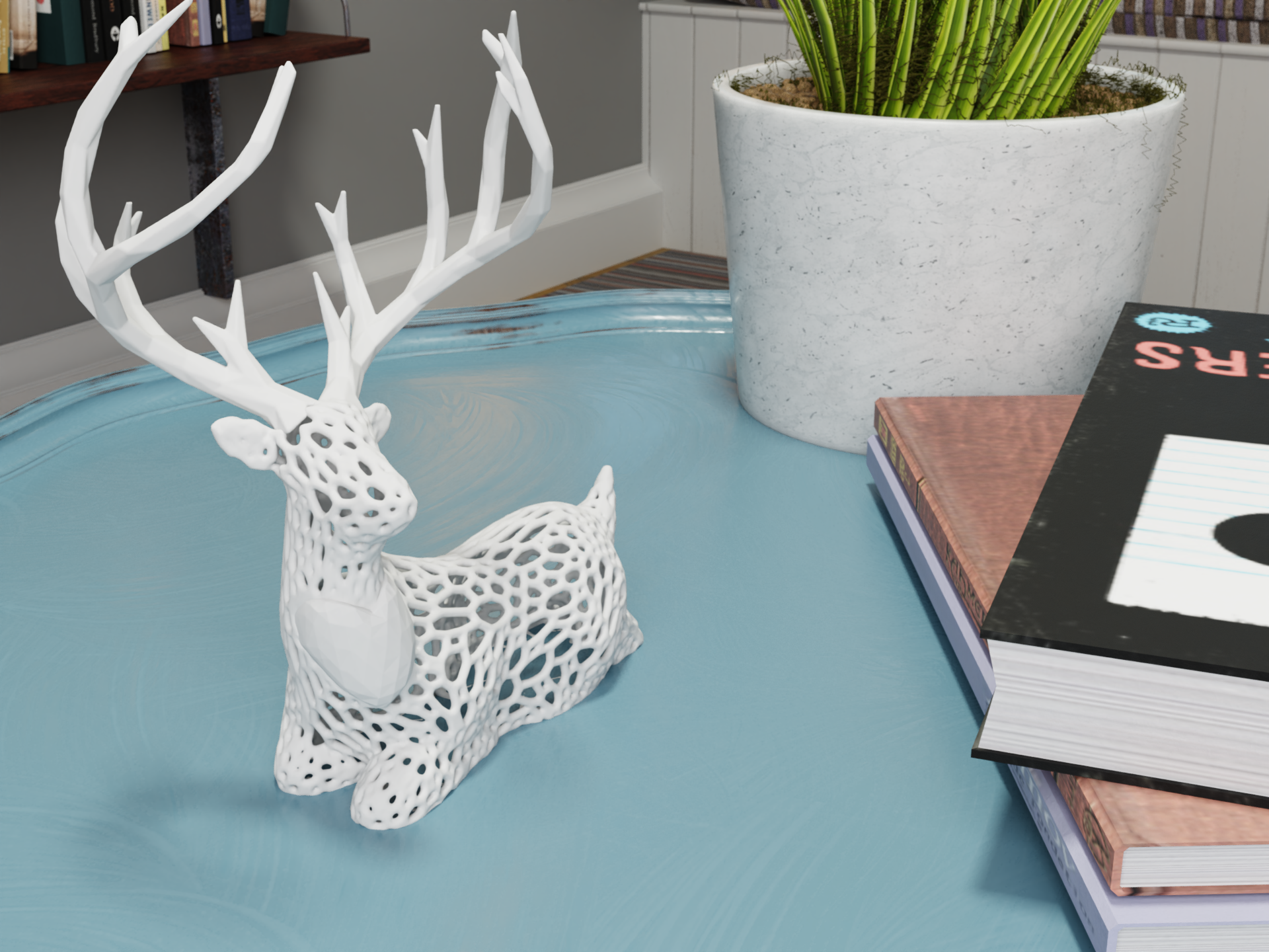 Voronoi Deer of Love