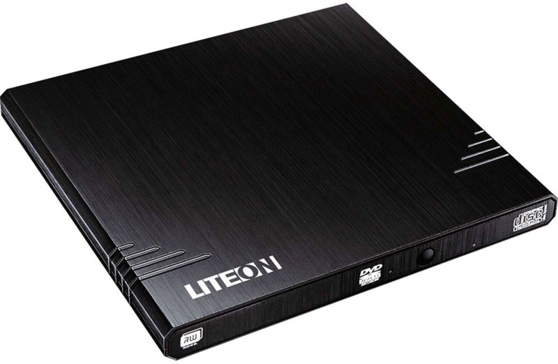 Under the table holder for external DVD drive