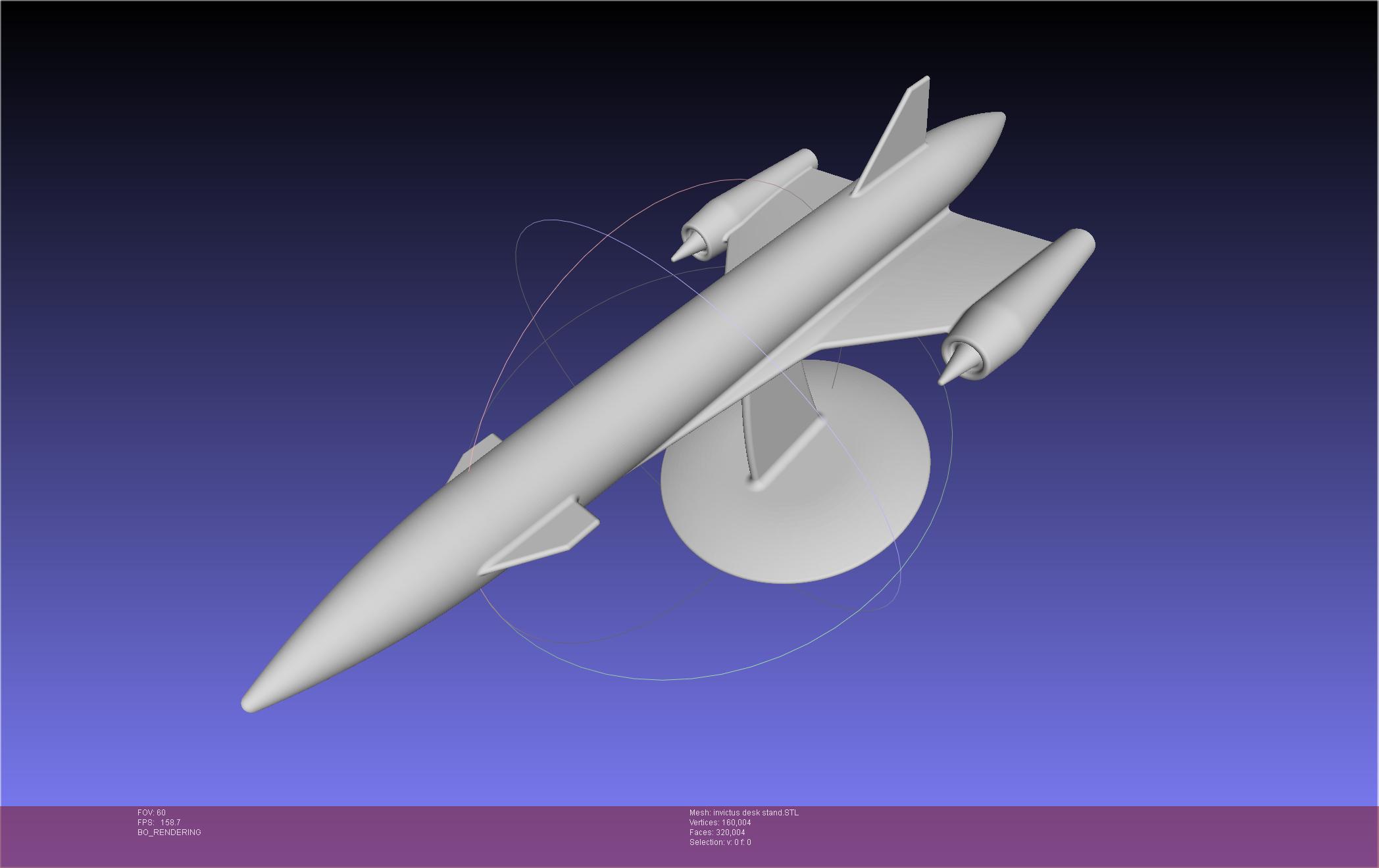 ESA Invictus Hypersonic Spaceplane Model