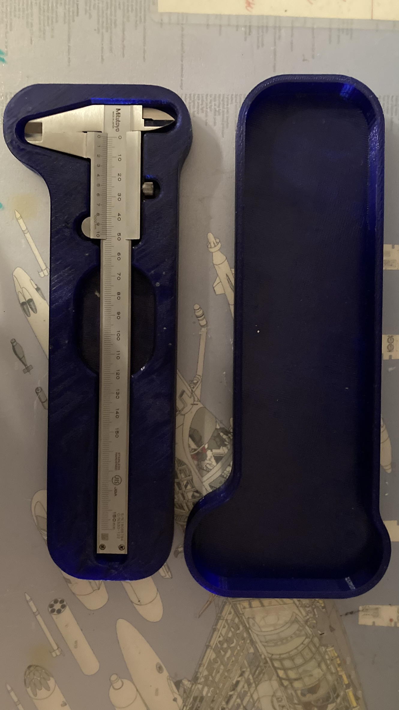 Mitutoyo vernier caliper case by Slapna Download free STL model