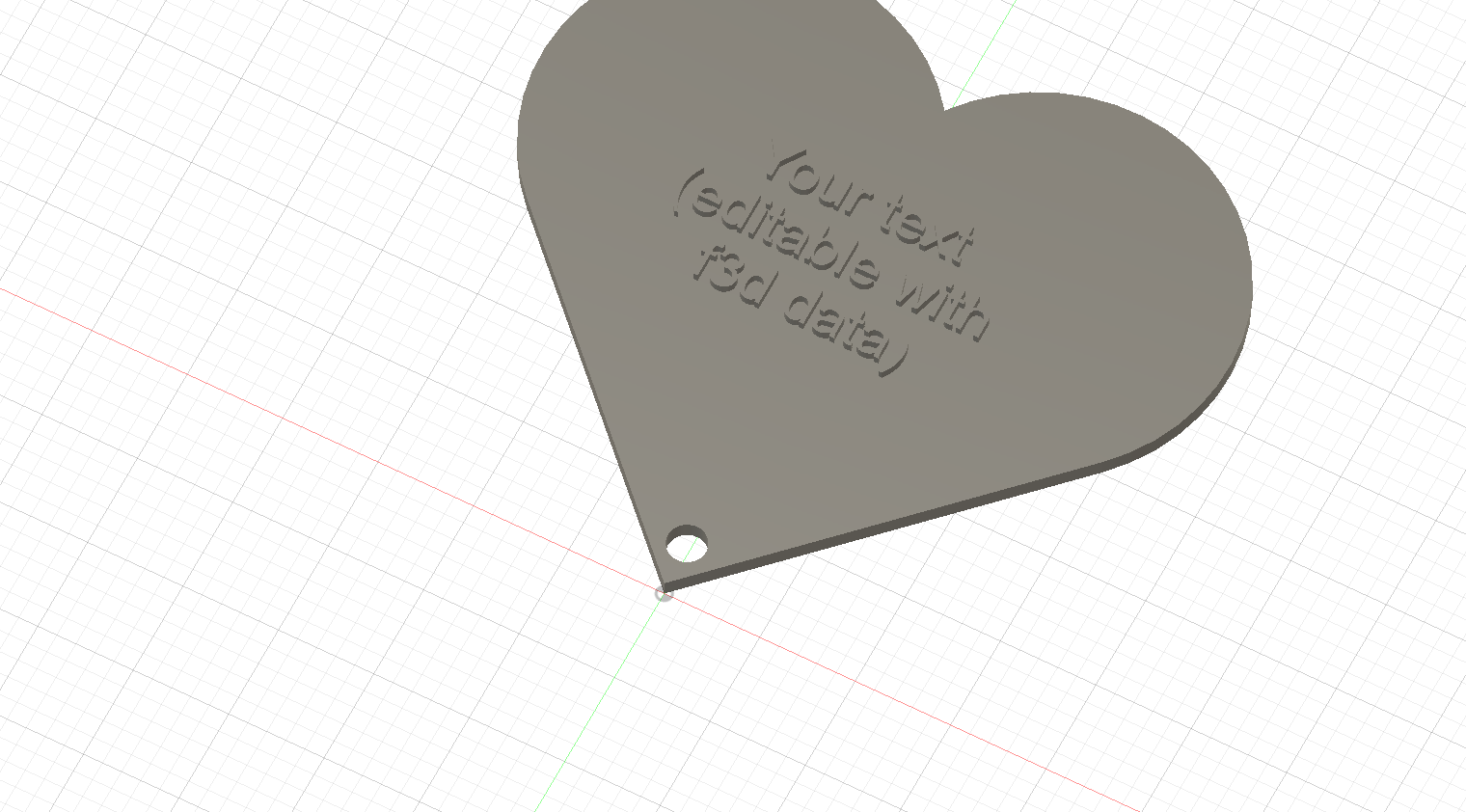 heartshaped keychain