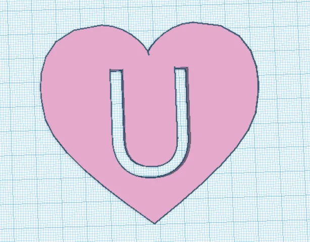 Heart coaster