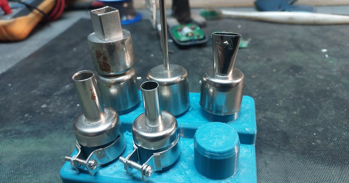 Hot Solder nozzle holder by Paweł Set Download free STL model