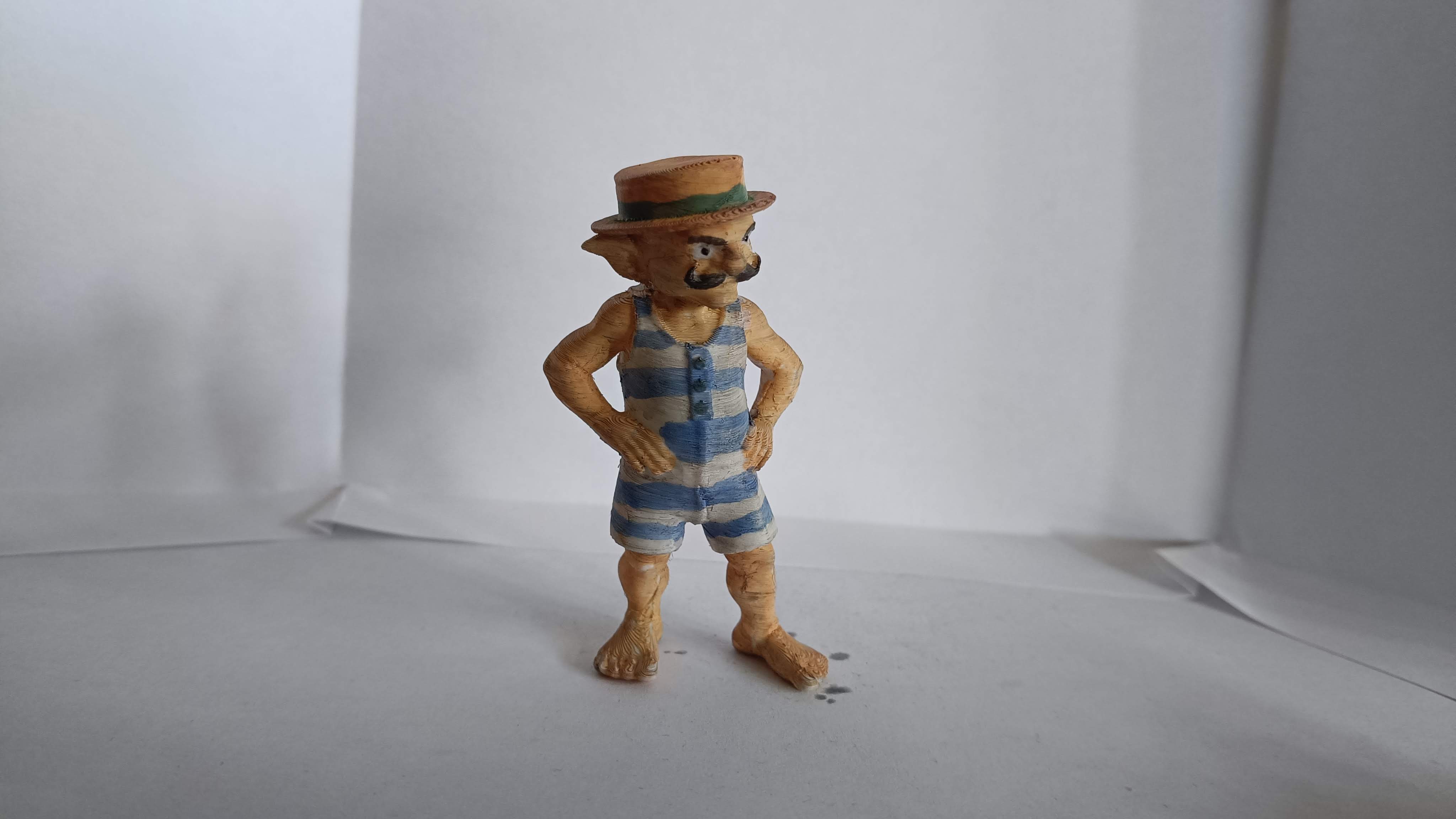 Goblin in victorian swinsuit 3D model by Helpman