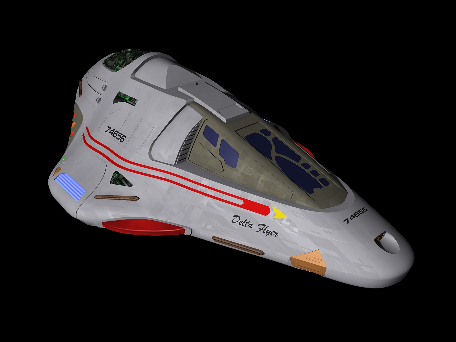 Star Trek - Voyager Delta Flyer Class Shuttlecraft by iNorman777 ...