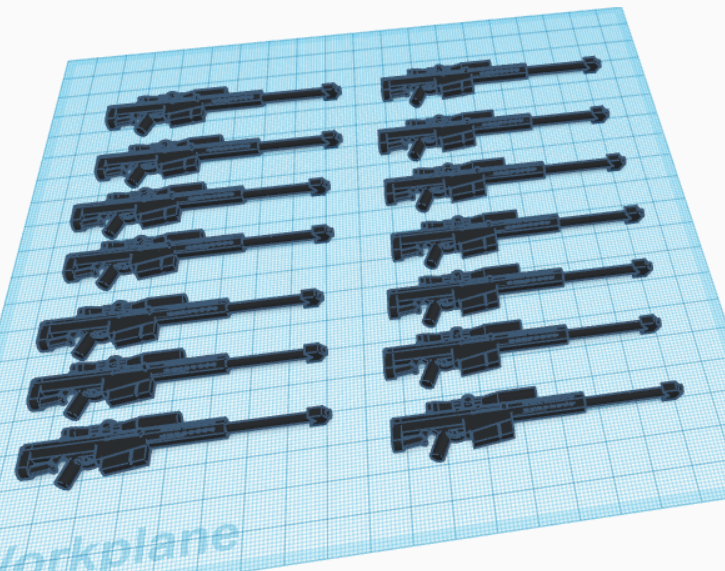 Lego sniper rifle (14 count)
