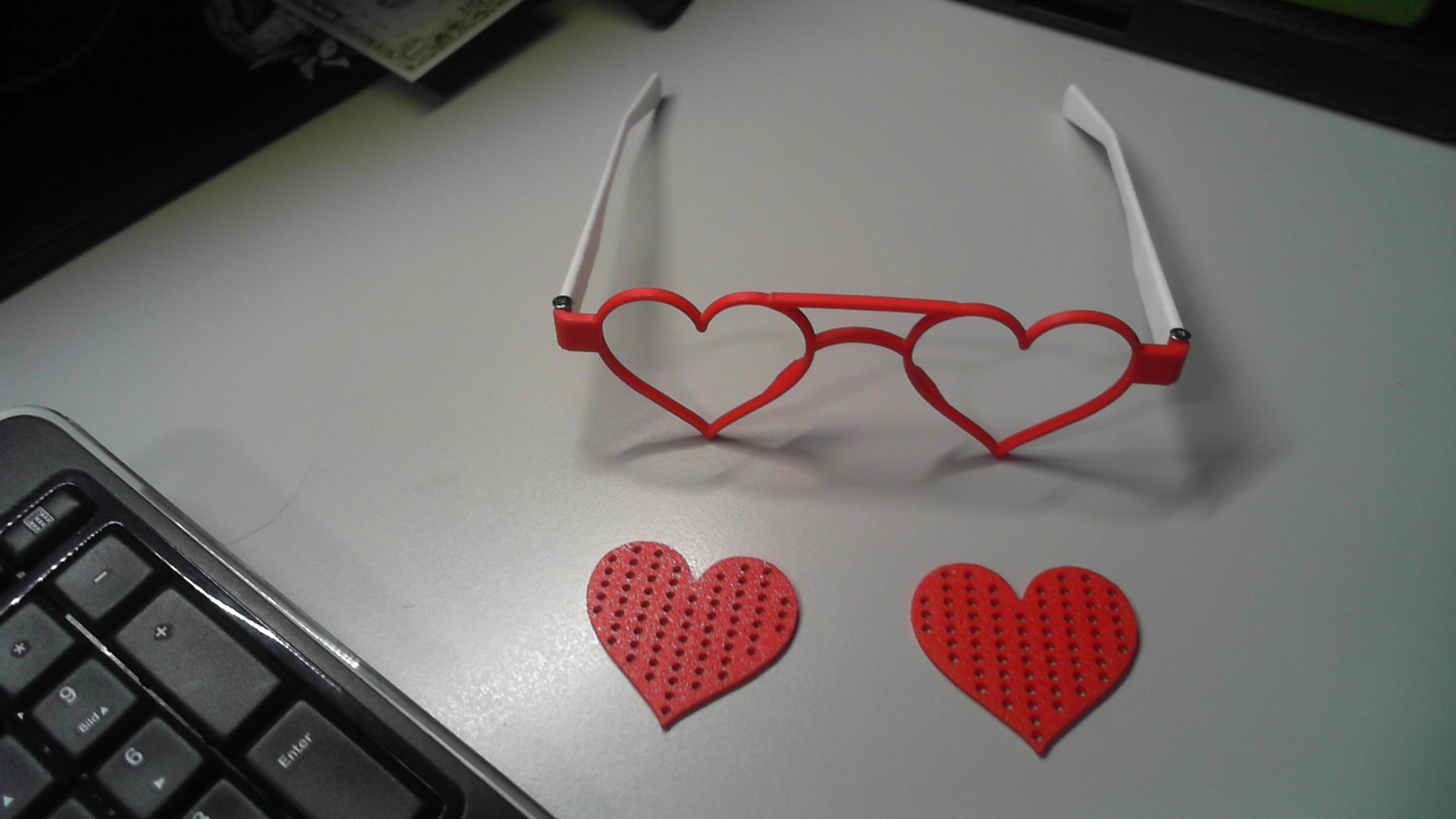 Valentine's day party glasses