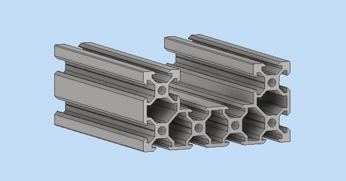 Aluminum Extrusion 4080 European Specifications by Rudy Martin