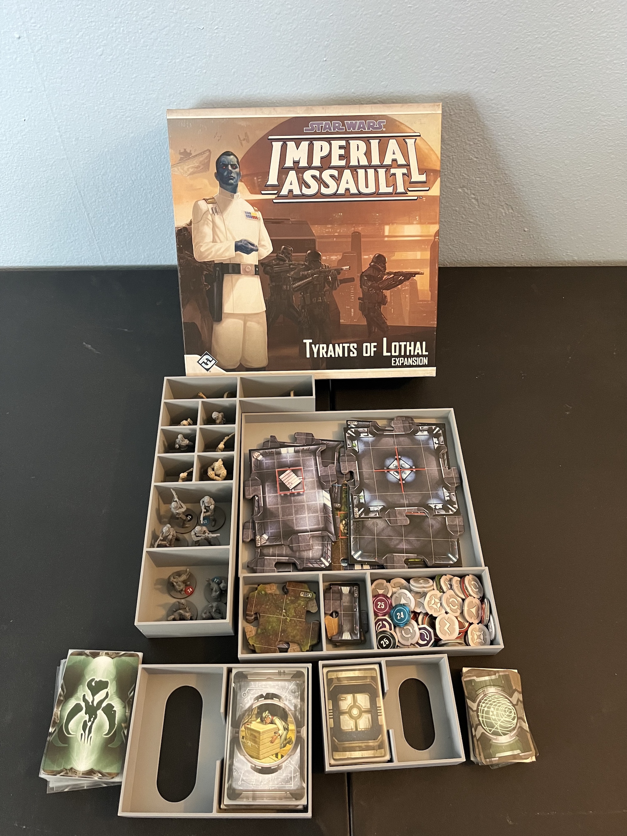 Imperial Assault Mini expansion storage solution
