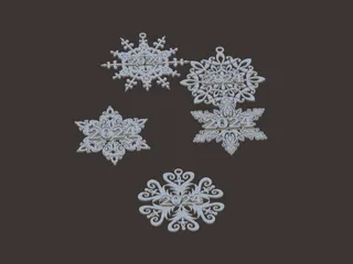 Snowflake 2024 - edit by Ewan | Download free STL model | Printables.com