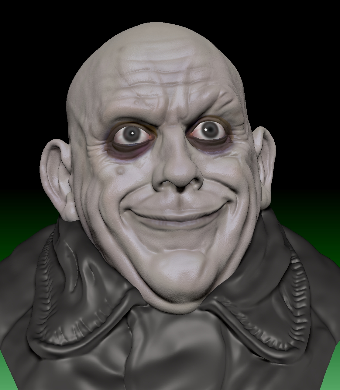 Fester Addams Bust by JS-studio | Download free STL model | Printables.com