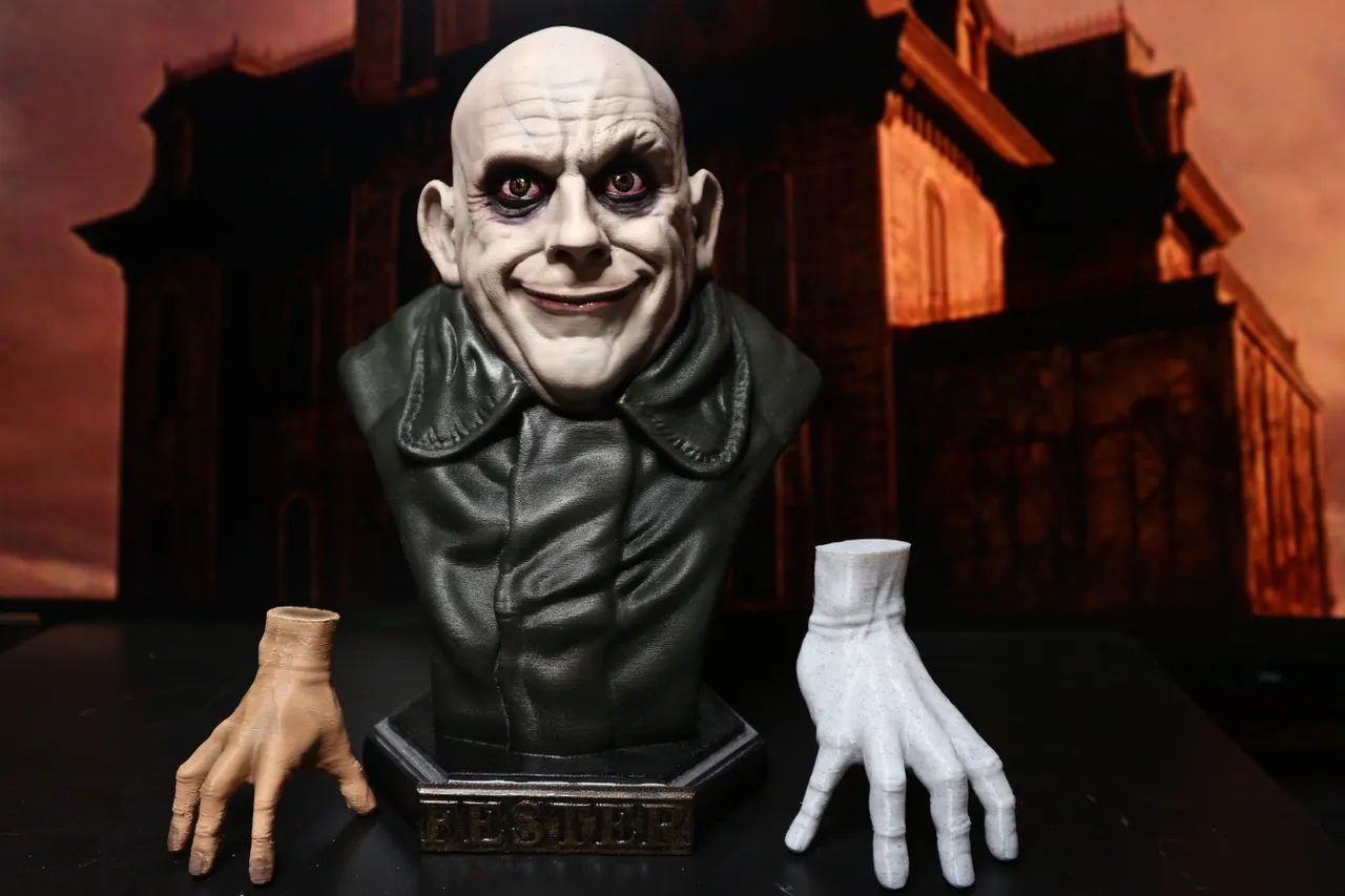 Fester Addams Bust by JS-studio, Download free STL model