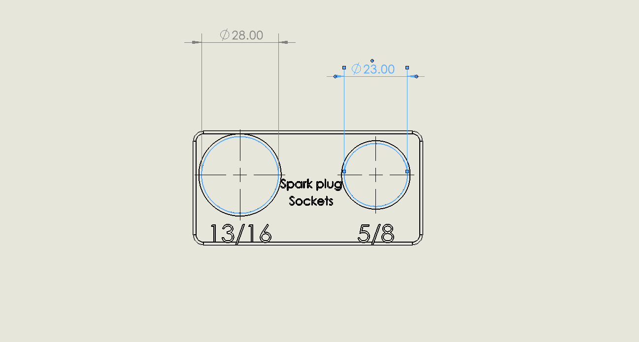 Miniatura 3 do modelo 3D Spark plug socket holder gridfinity