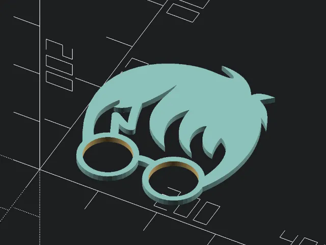 Harry Potter - simple face extruded