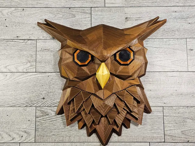 Midnight Hunter Owl Wall Art