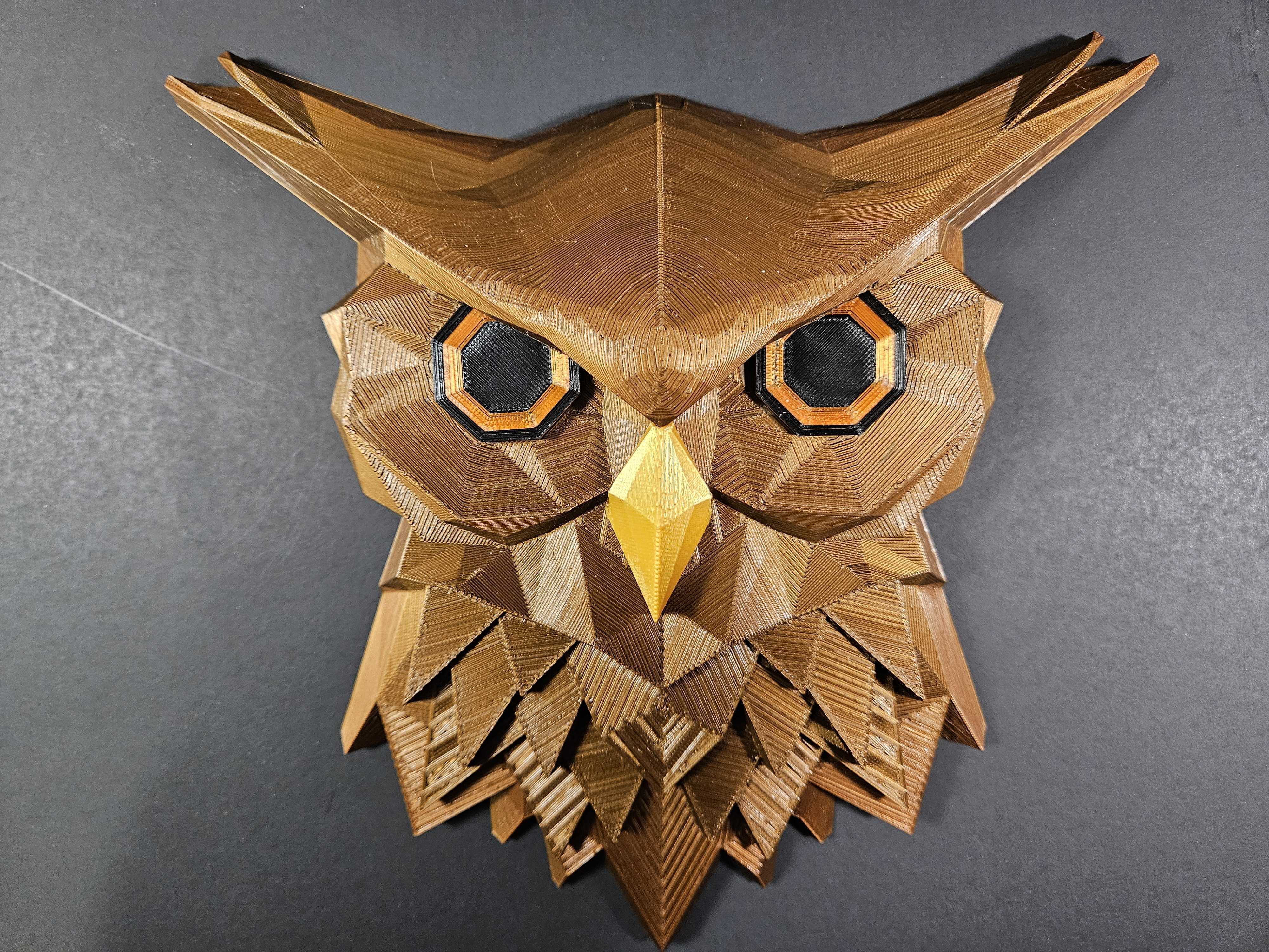 Midnight Hunter Owl Wall Art by iNorman777 | Download free STL model |  Printables.com