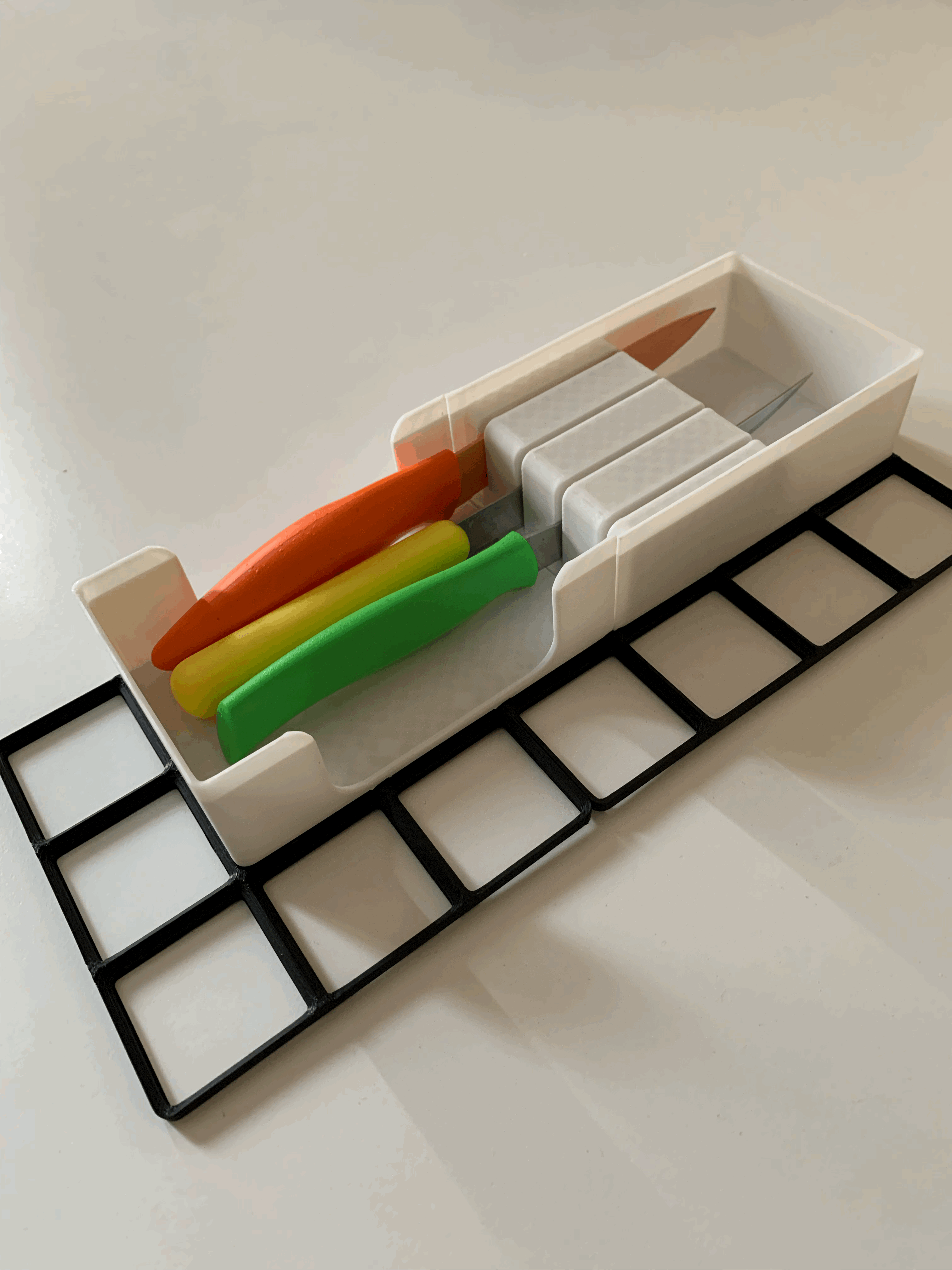 Gridfinity Knife Block by kopyl | Download free STL model