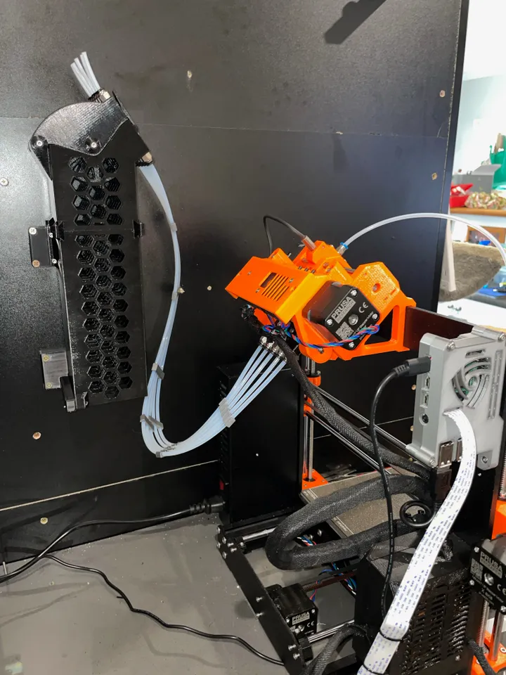 RMU Mk3 Filament Buffer Wall Mount Brackets by thepowerman89