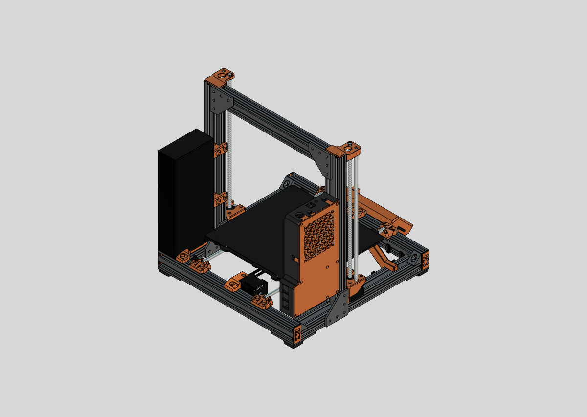 Prusa Raspberry Pi Prusa MK3/S Einsy Raspberry PI 4B/3B Enclosure For Prusa Bear - Remix ...
