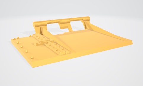 RC Tiger Ersatzteil Heckschürze by Growwoolf | Download free STL model ...
