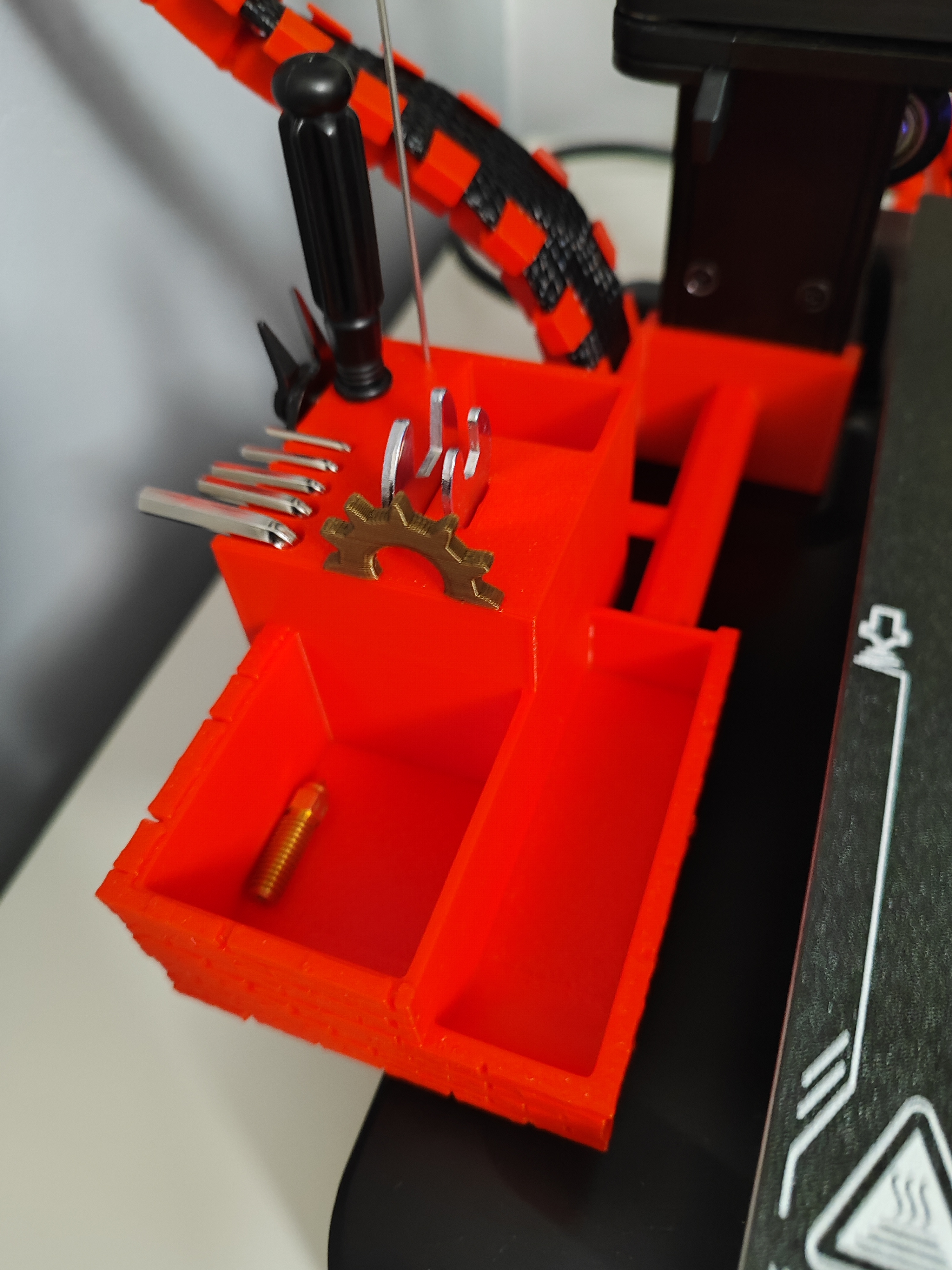 Ender-3 V3 KE(Fit in SE) - Tool and High Cable Holder