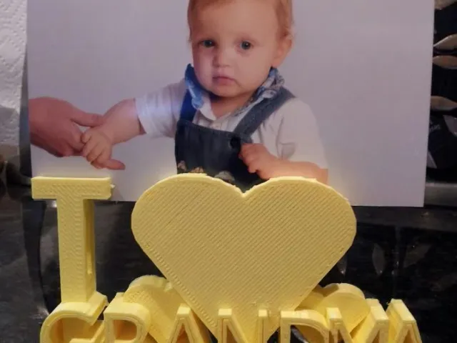 Photo Holder-I Love Grandma