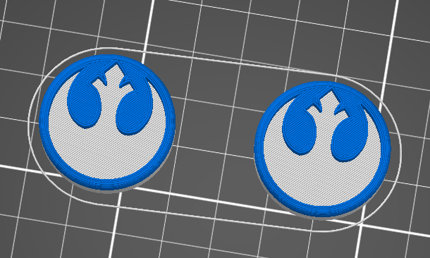 Miniatura 2 do modelo 3D Star Wars Backgammon Stones