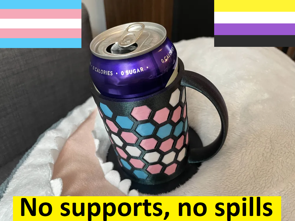 4-in-1 Can Holder - Trans and NB Flag Edition