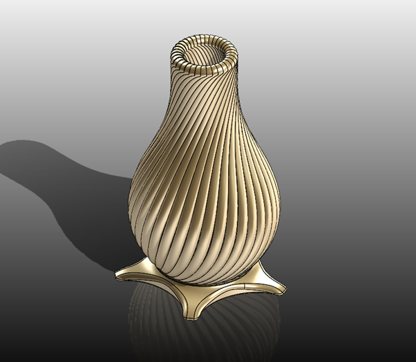Miniatura 2 do modelo 3D Flower Vase
