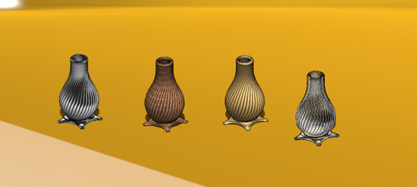 Miniatura 4 do modelo 3D Flower Vase