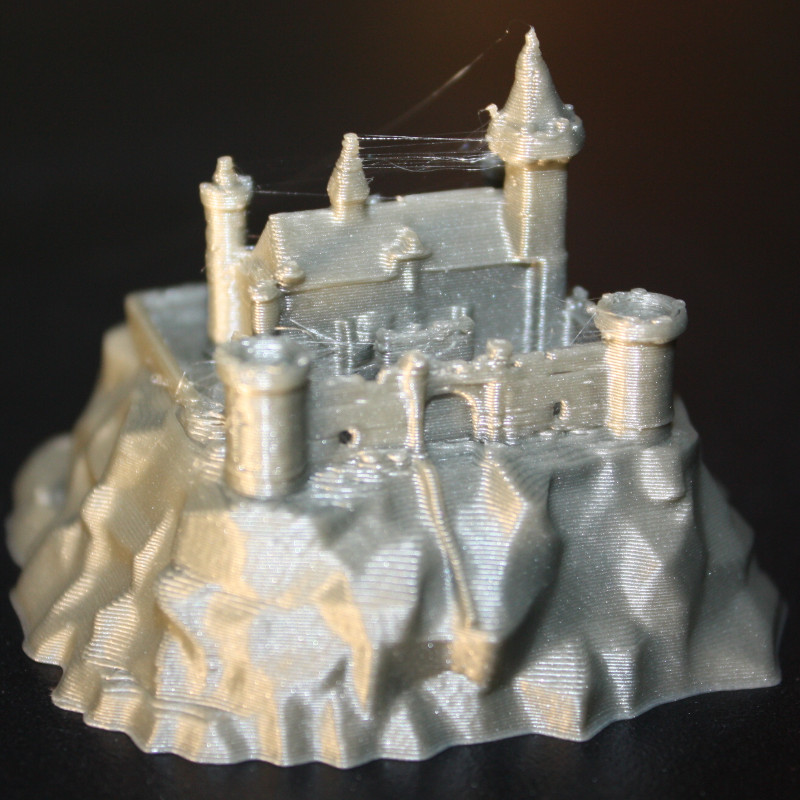 Miniature Casle FDM nosupport Knight Easyprint Terrain