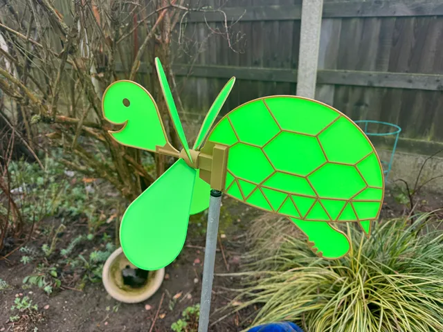 Turtle Wind Spinner Toy - 2 Colour